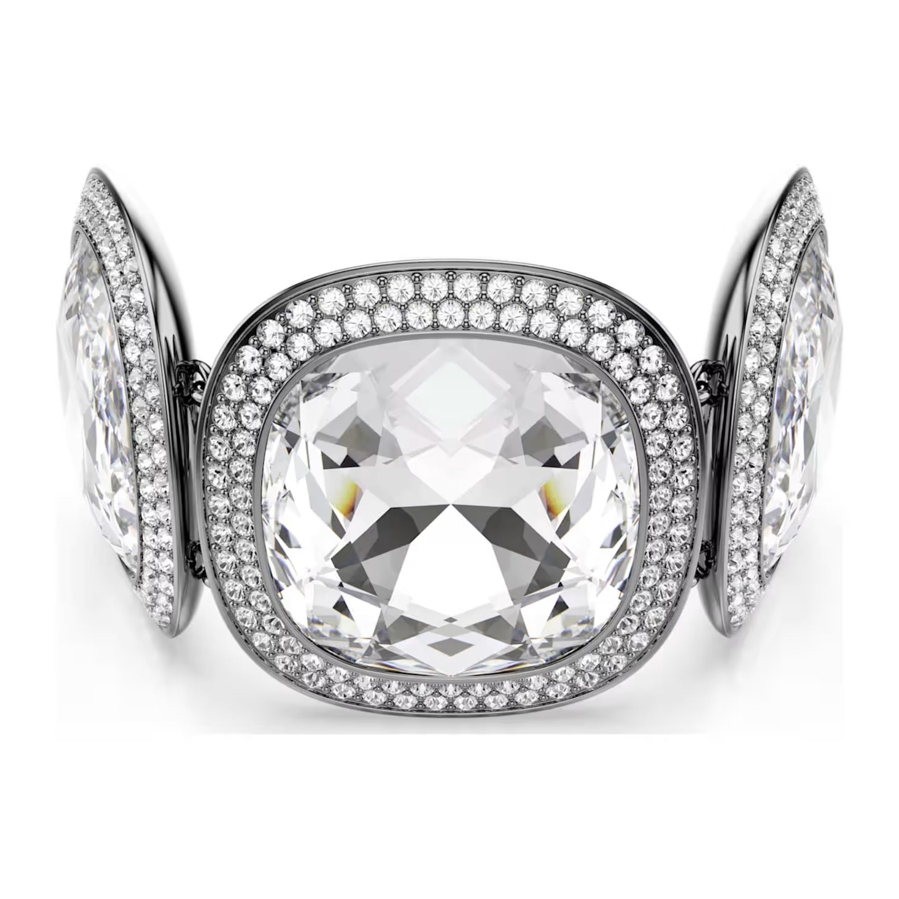 Swarovski Una Angelic Bracelet, Ruthenium Plated and Clear Crystals, 5