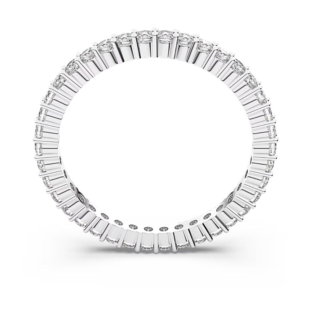 Swarovski Vittore sormus, vaalea metalli ja kirkkaat kristallit, 5656299