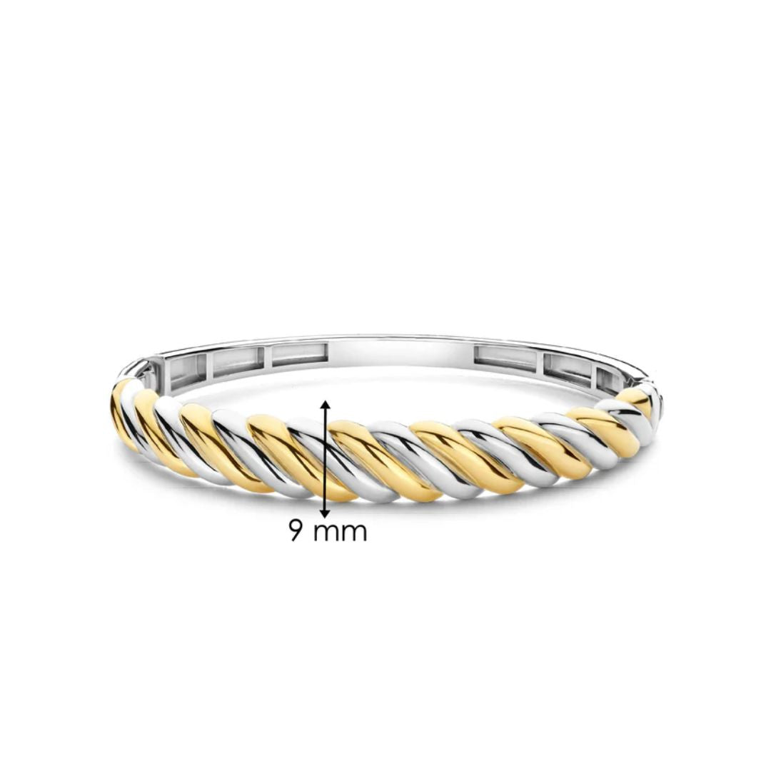 TI SENTO Bracelet in Yellow Gold Plated Silver and Silver, 23078SY