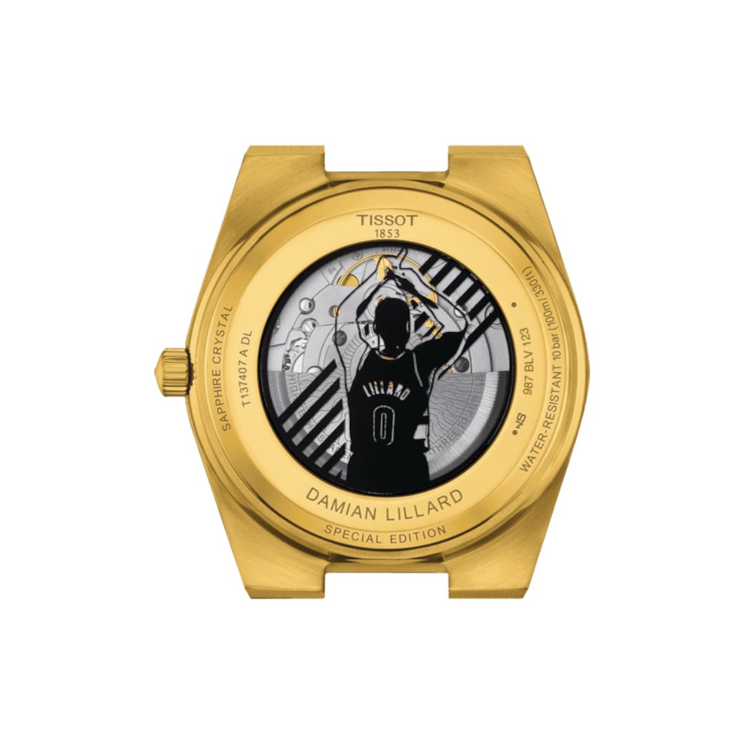 Tissot PRX Powermatic 80 Damian Lillard Special Edition, 40 mm, T1374073305100, rannekello