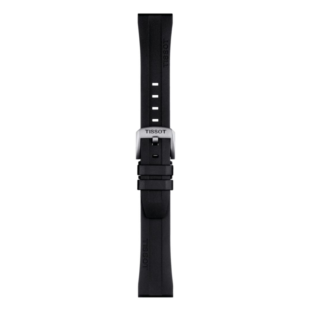 Tissot ranneke, 20 mm, musta silikoni, T852044545