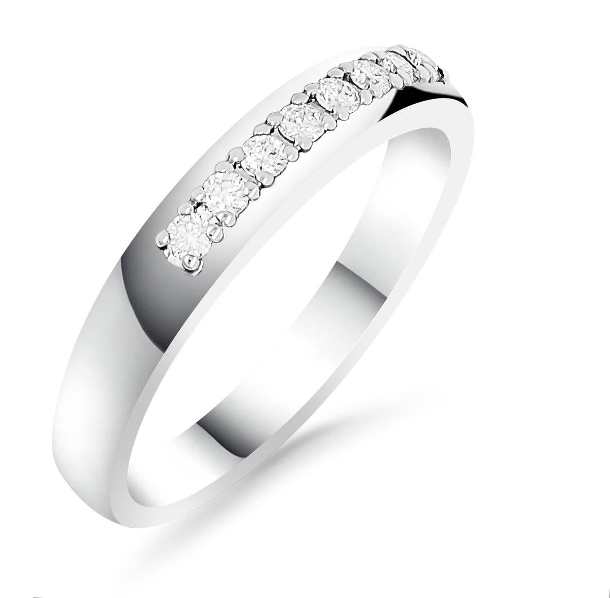 Silván timanttisormus 0,16ct, 14K valkokultaa, Silván timanttikorut - Silván - Laatukoru