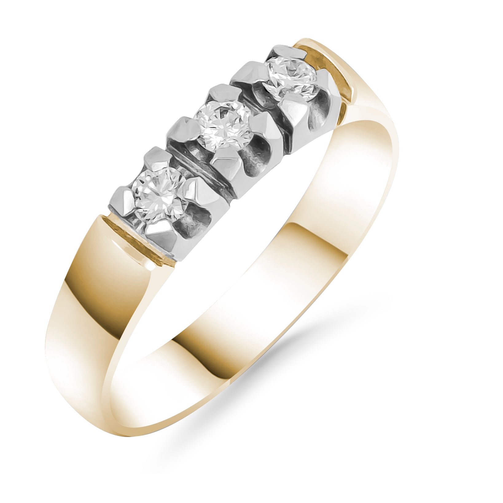 Silván timanttisormus 0,21ct, 14K keltakultaa, Silván timanttikorut - Silván - Laatukoru