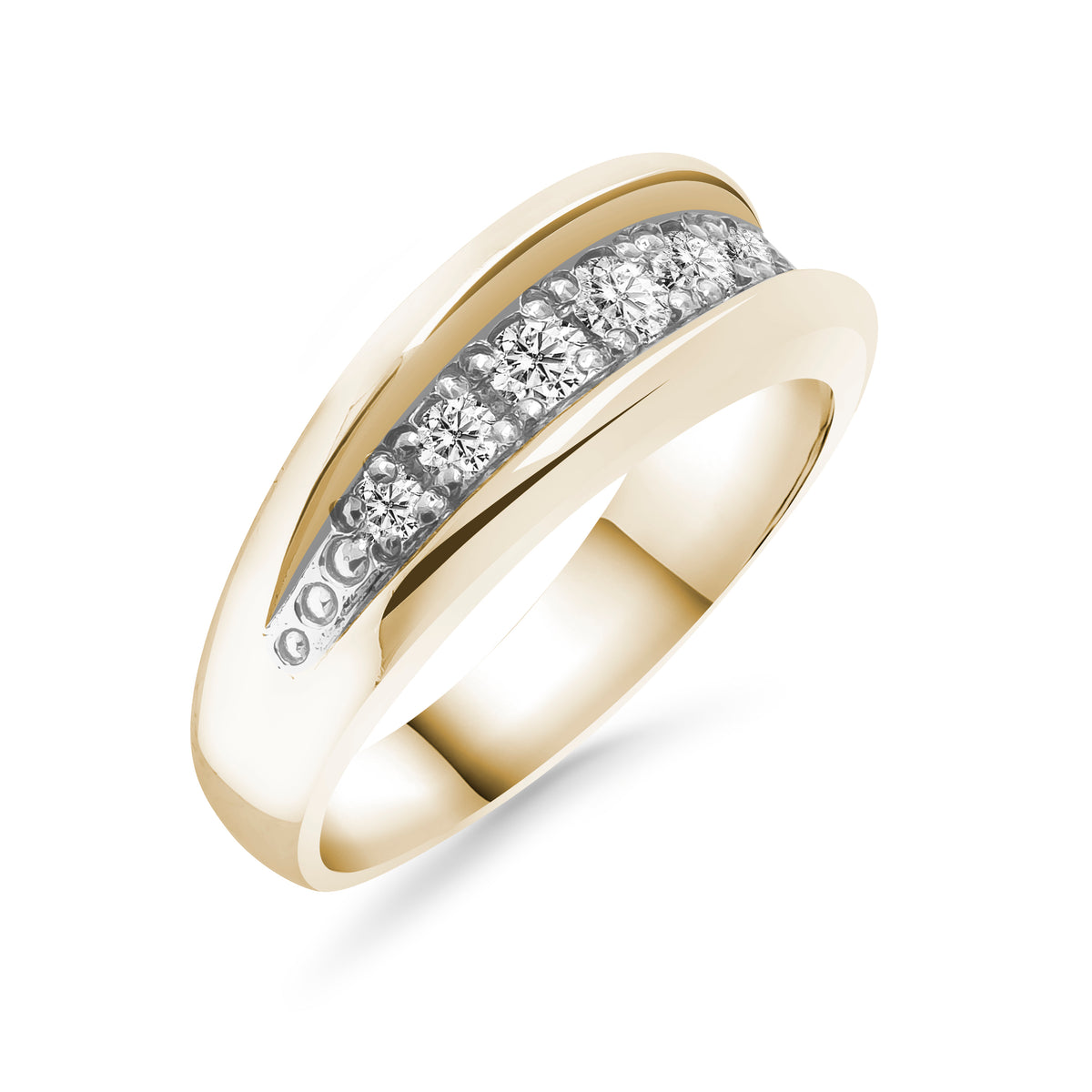 Silván timanttisormus 0,27ct, 14K keltakultaa, Silván timanttikorut - Silván - Laatukoru