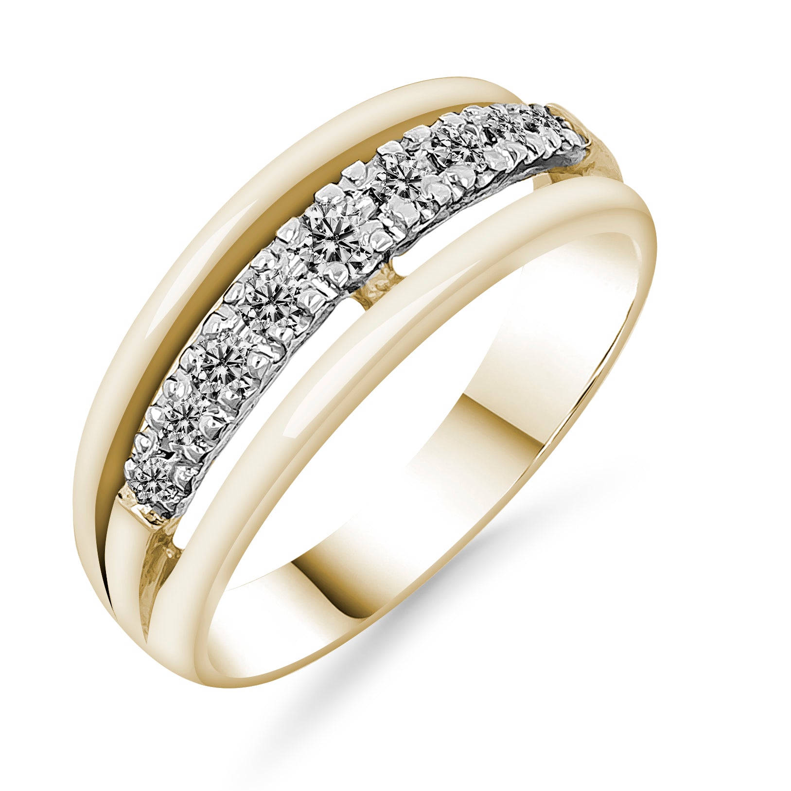Silván timanttisormus 0,15ct, 14K keltakultaa, Silván timanttikorut - Silván - Laatukoru