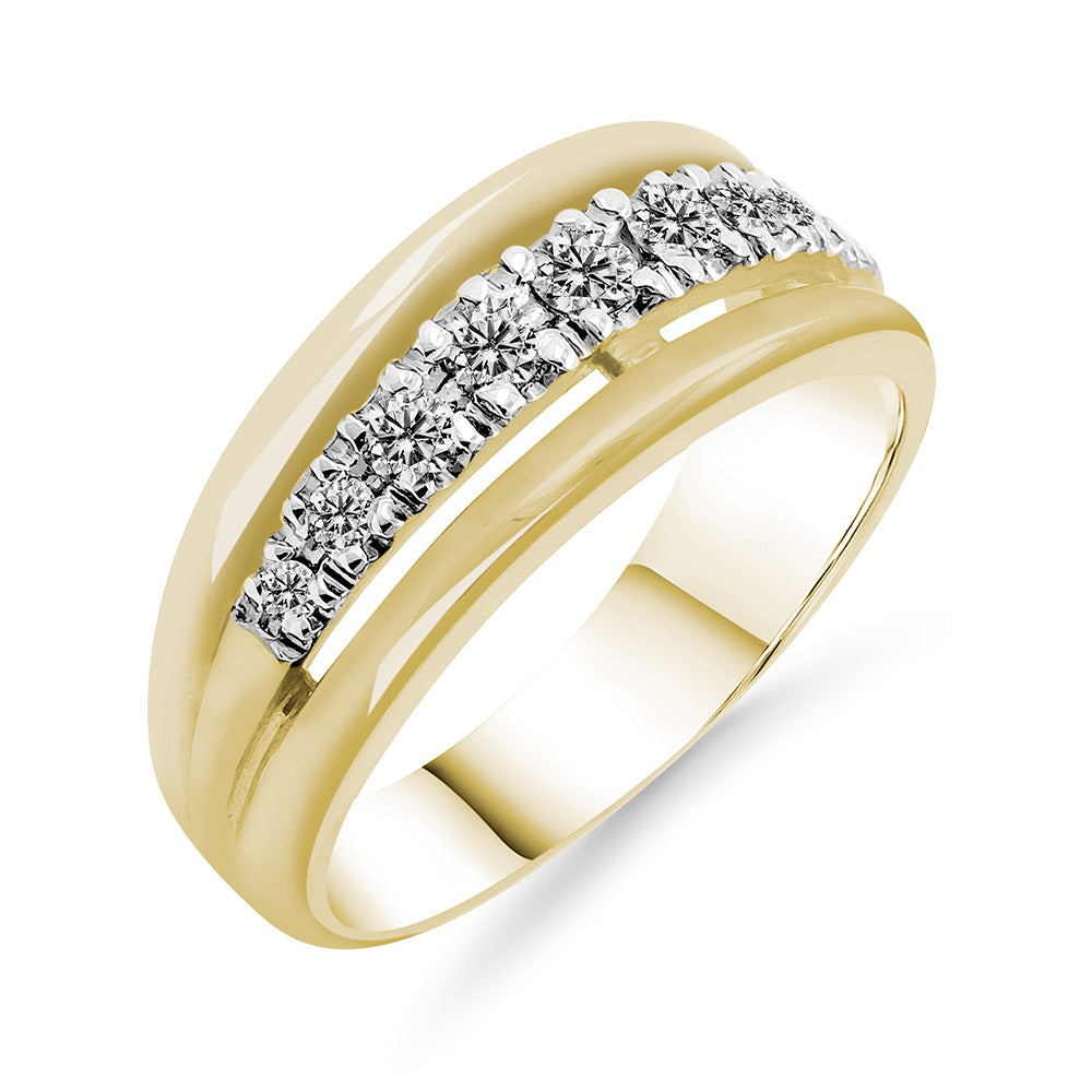 Silván timanttisormus 0,25ct, 14K keltakultaa, Silván timanttikorut - Silván - Laatukoru