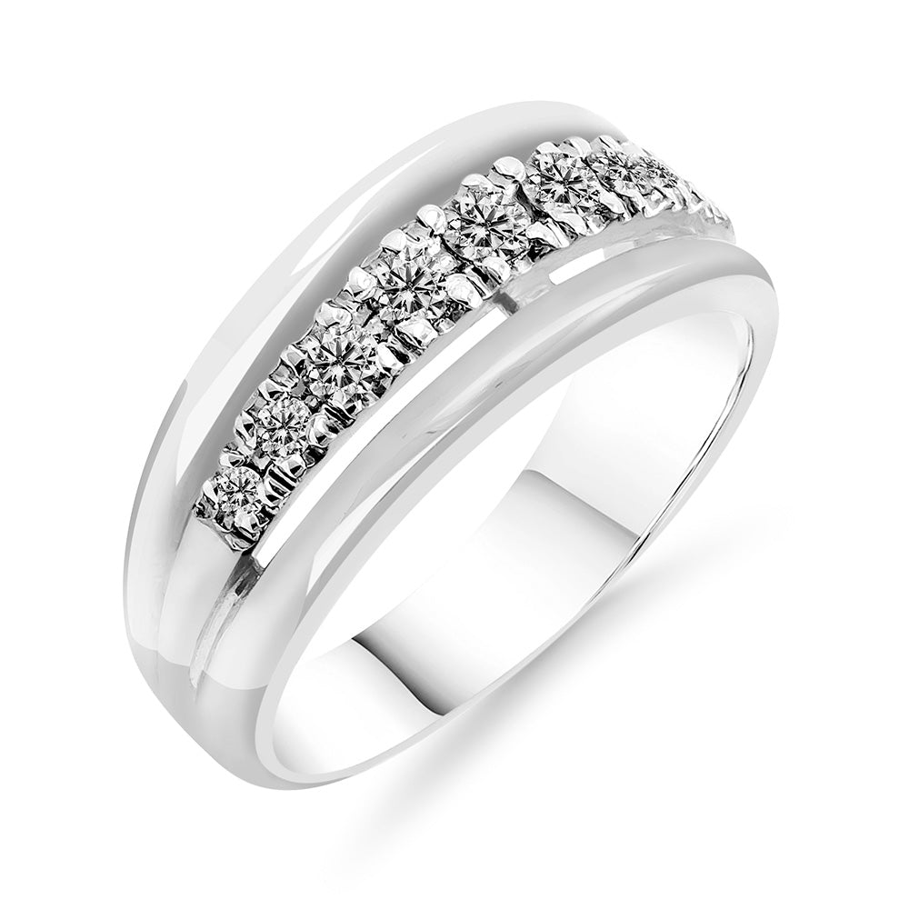 Silván timanttisormus 0,25ct, 14K valkokultaa, Silván timanttikorut - Silván - Laatukoru