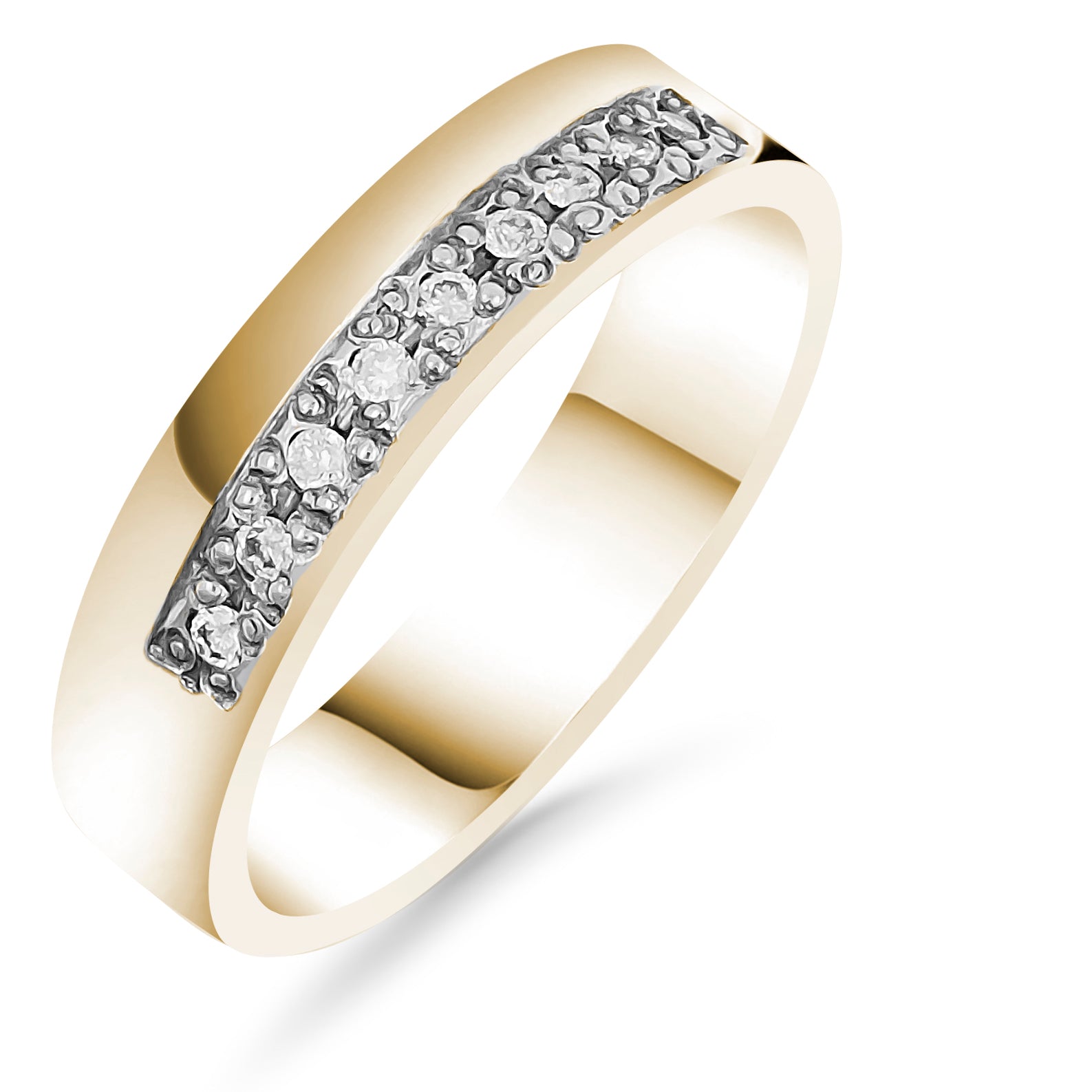 Silván timanttisormus 0,09ct, 14K keltakultaa, Silván timanttikorut - Silván - Laatukoru