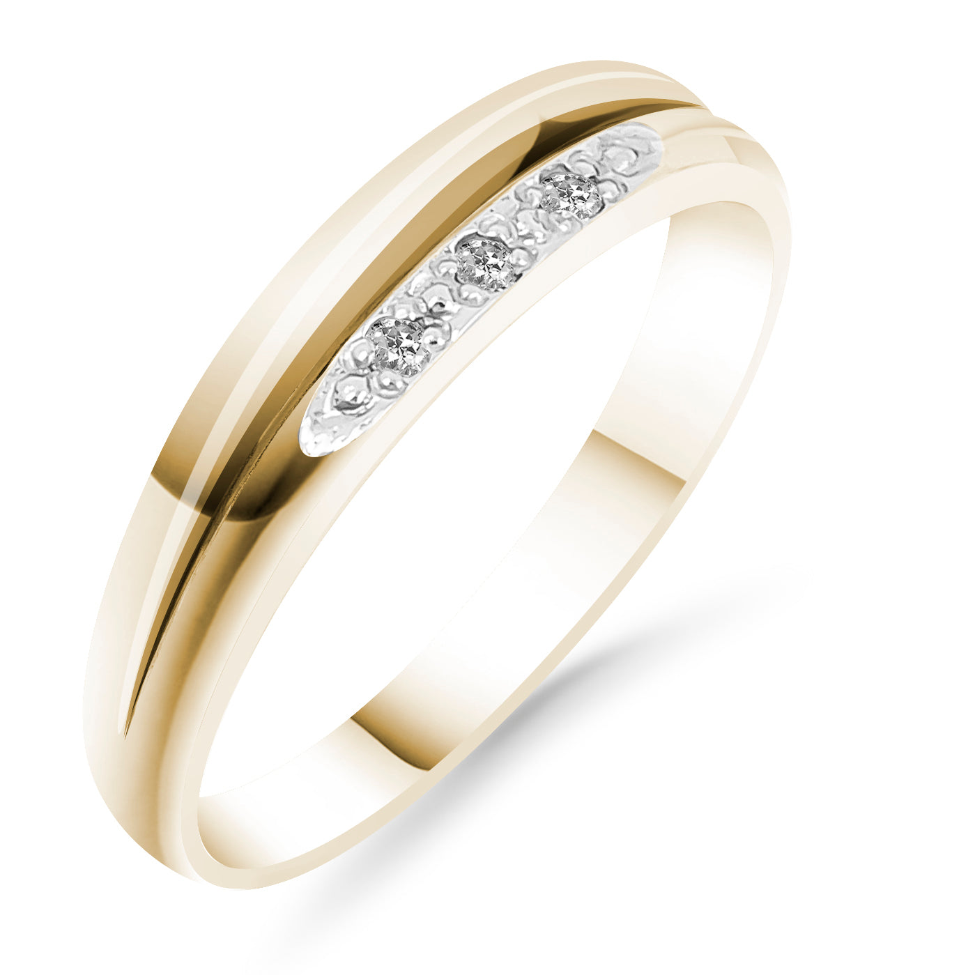 Silván timanttisormus, 0,02ct, 14K keltakultaa, Silván timanttikorut - Silván - Laatukoru