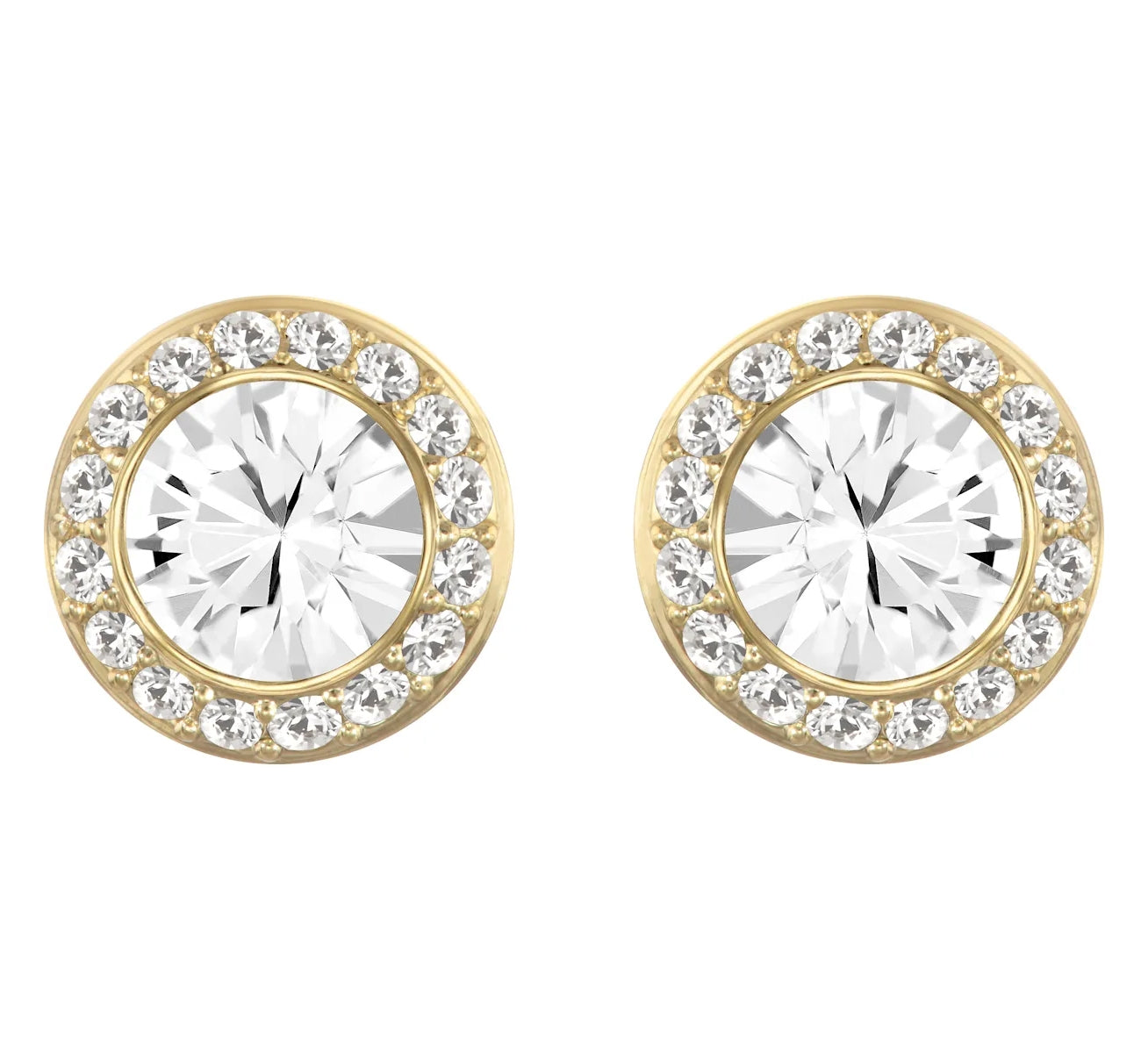swarovski angelic earrings rose gold