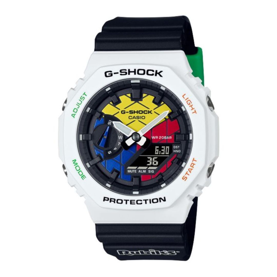 Casio G-Shock Rubik's Cube rannekello GAE-2100RC-1AER