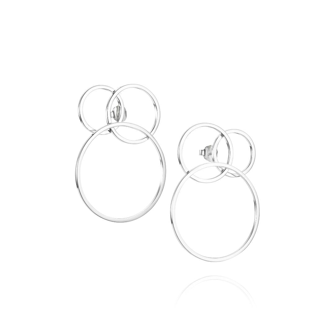Efva Attling Bubbles korvakorut, hopeaa
