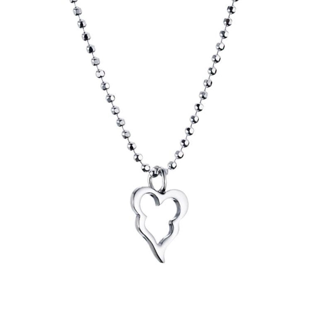 Efva Attling Little crazy heart riipus, hopeaa