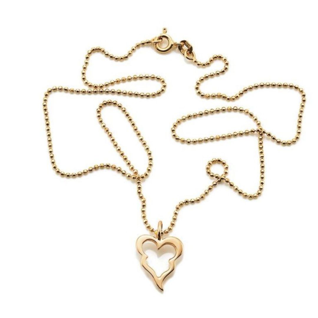 Efva Attling Little crazy heart riipus, keltakultaa