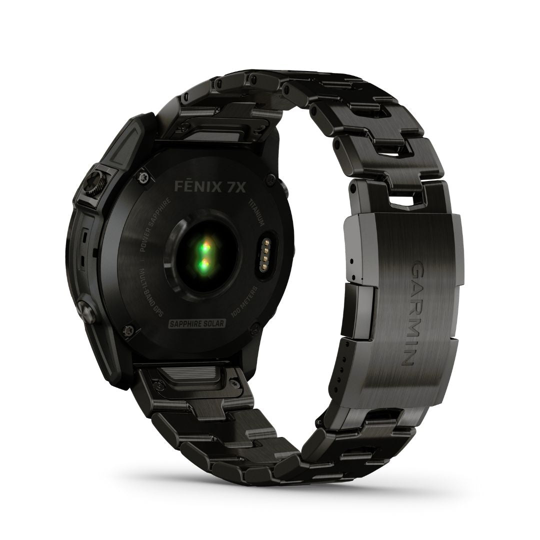 Garmin Fenix 7X Sapphire Solar 51 mm hiilenharmaa, multisport-GPS-kello 010-02541-27