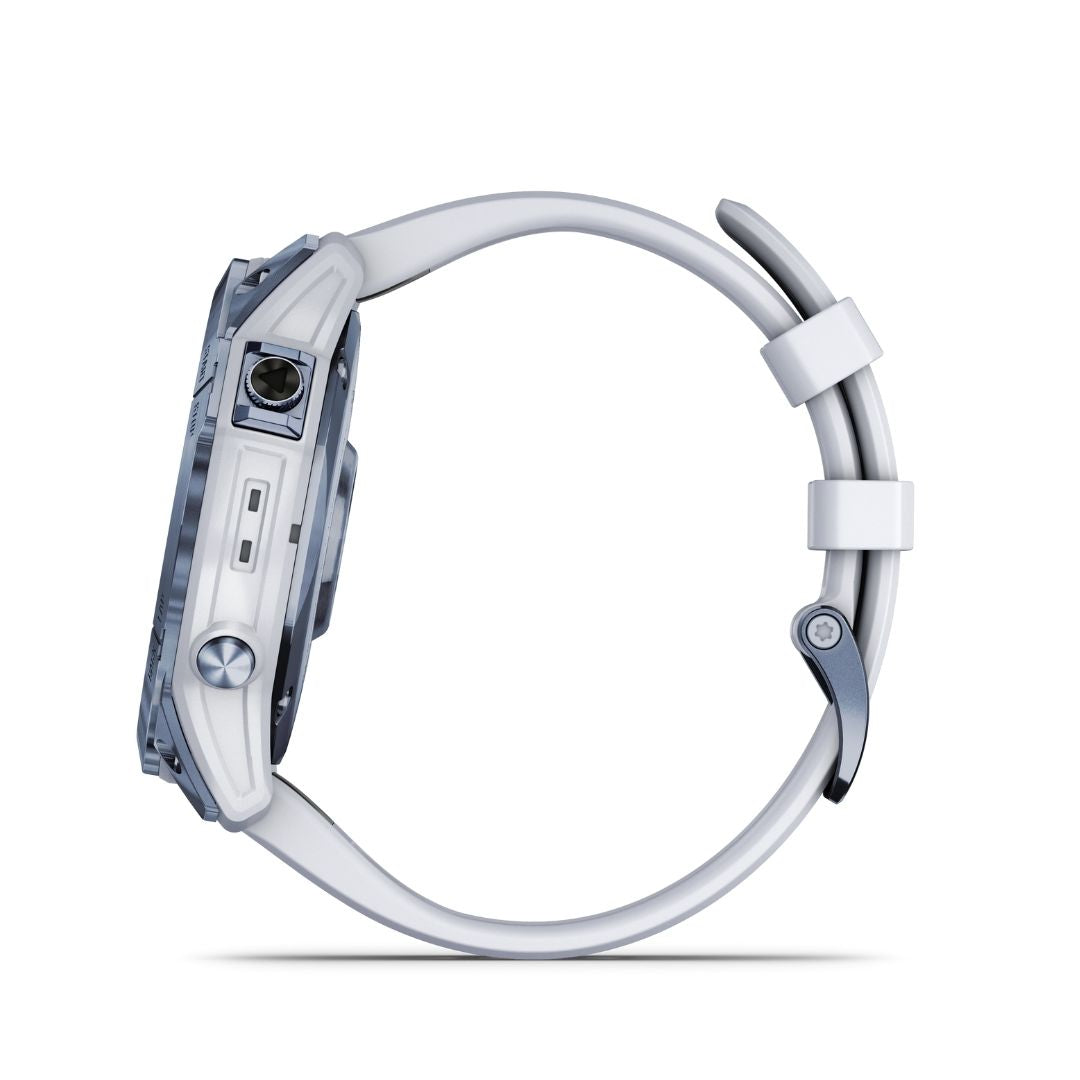 Garmin Fenix 7X Sapphire Solar 51 mm vaaleansininen ja vaaleanharmaa, multisport-GPS-kello 010-02541-15