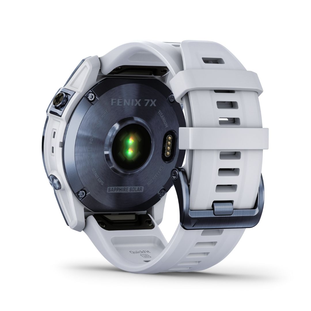 Garmin Fenix 7X Sapphire Solar 51 mm vaaleansininen ja vaaleanharmaa, multisport-GPS-kello 010-02541-15