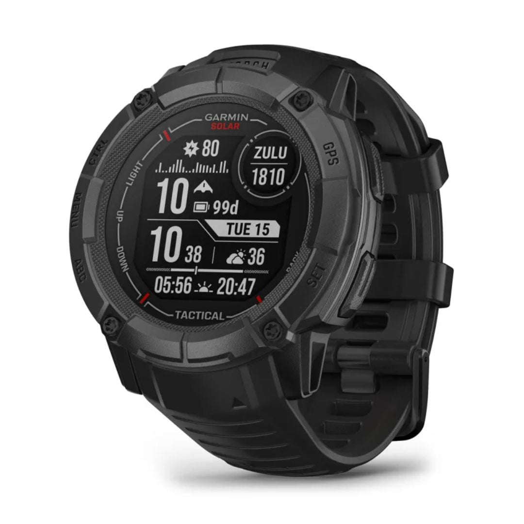 Garmin Instinct 2X Solar, Tactical Edition, musta, GPS-älykello 010-02805-03
