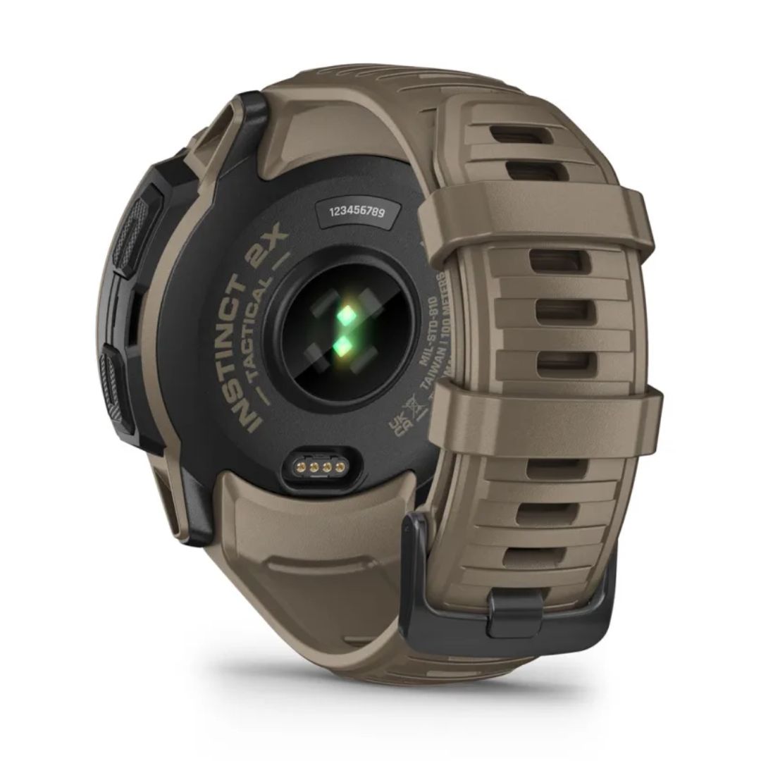 Garmin Instinct 2X Solar, Tactical Edition, ruskea, GPS-älykello 010-02805-02