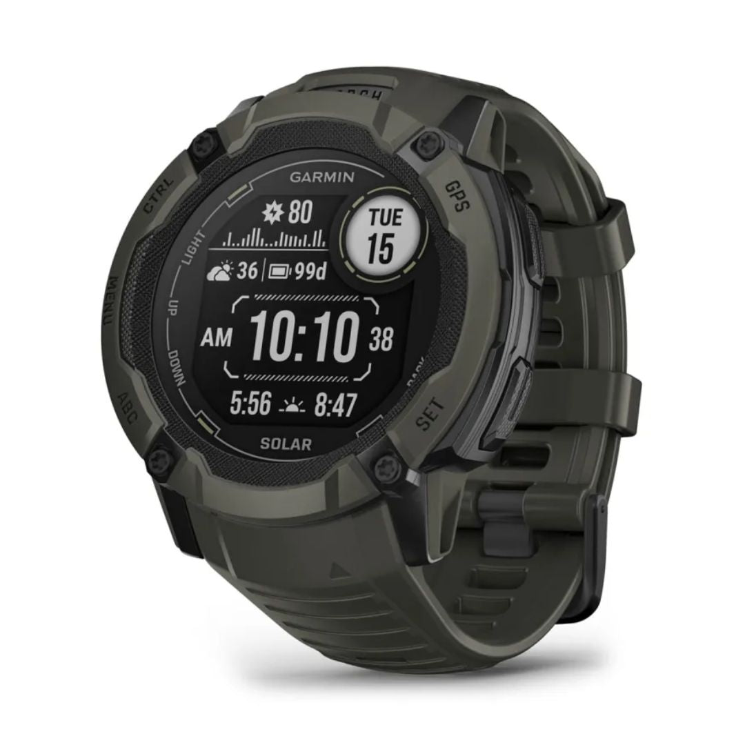 Garmin Instinct 2X Solar, sammaleenvihreä, GPS-älykello 010-02805-05