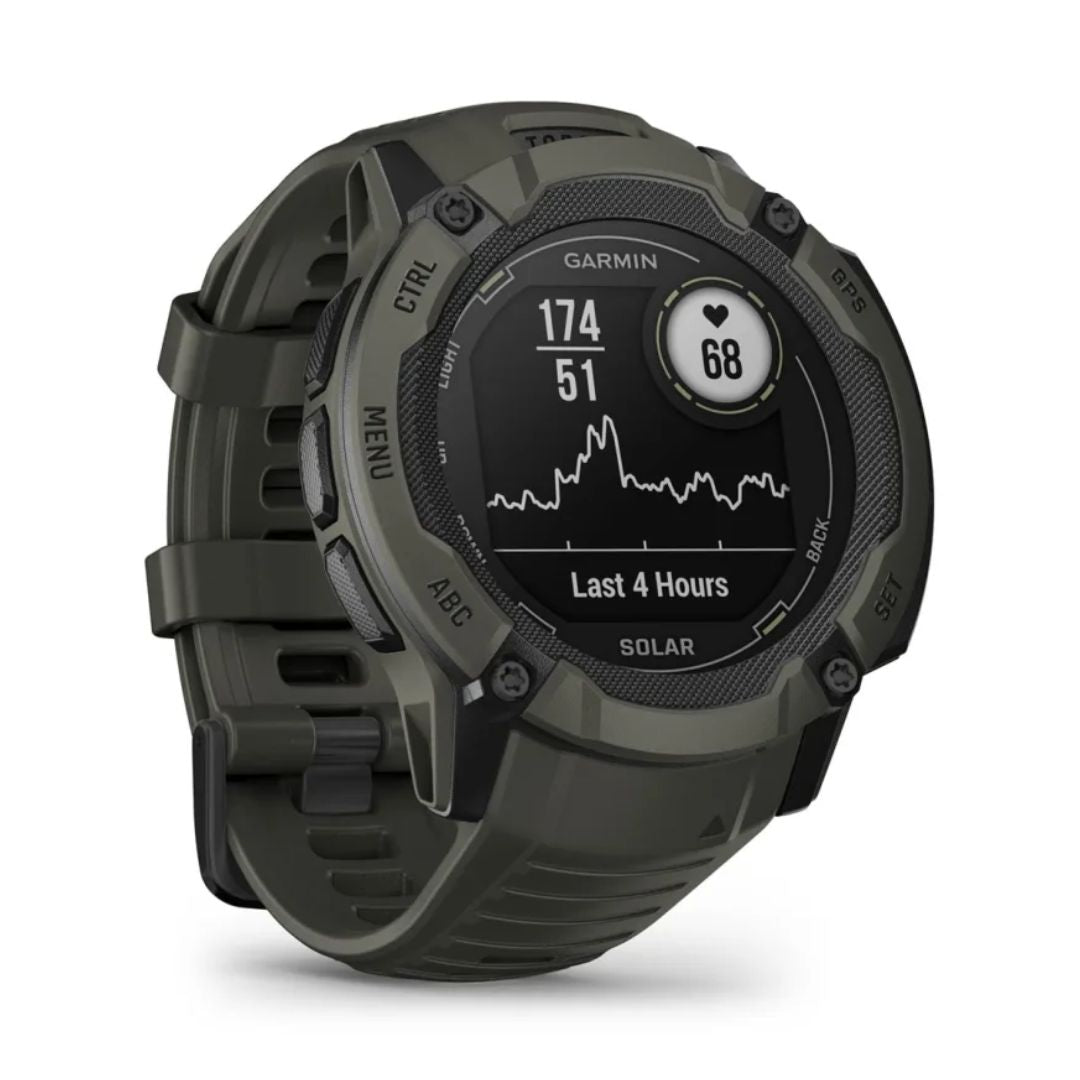 Garmin Instinct 2X Solar, sammaleenvihreä, GPS-älykello 010-02805-05