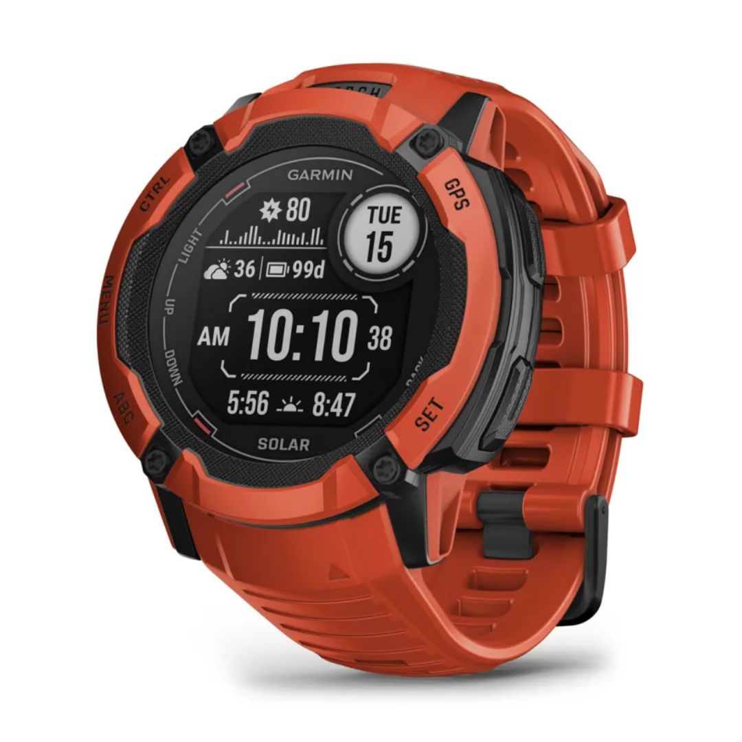 Garmin Instinct 2X Solar, tulenpunainen, GPS-älykello 010-02805-01