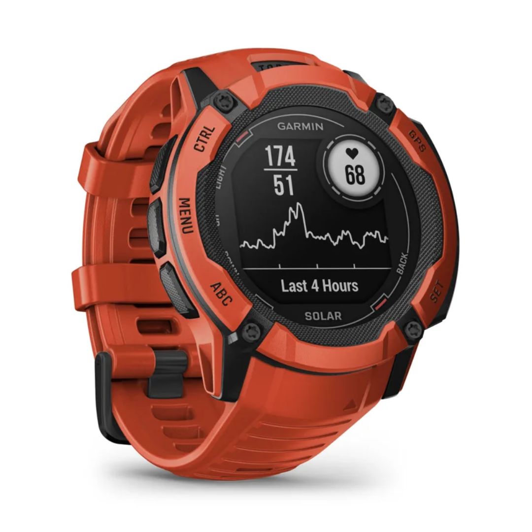 Garmin Instinct 2X Solar, tulenpunainen, GPS-älykello 010-02805-01
