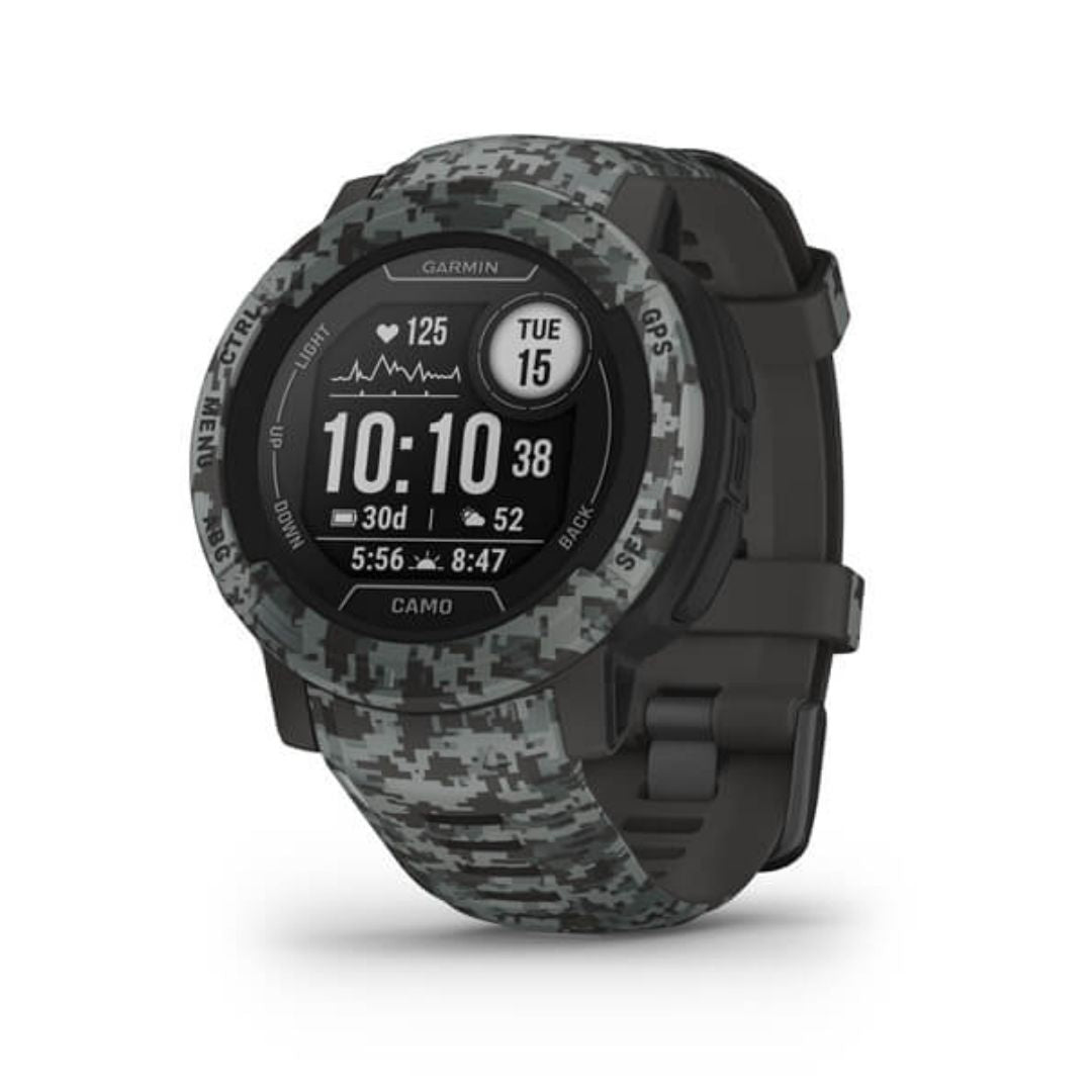 Garmin Instinct 2 Camo Edition, Graphite Camo, GPS-älykello 010-02626-03