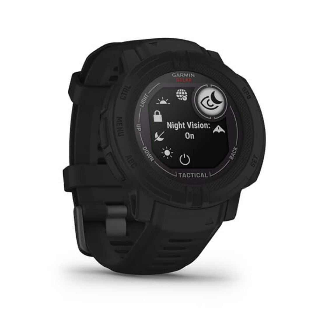 Garmin Instinct 2 Solar Tactical, musta, GPS-älykello 010-02627-03