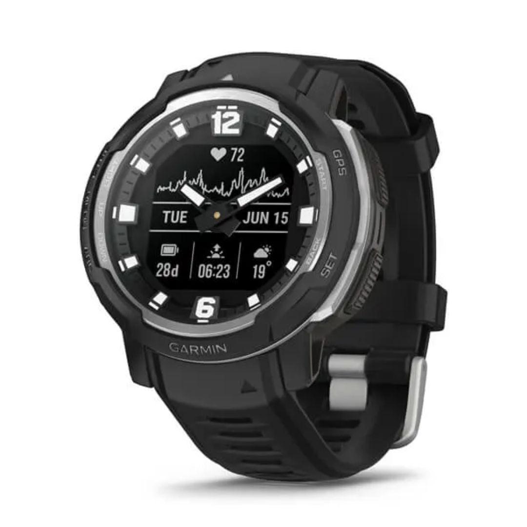 Garmin Instinct Crossover, Black Graphite, GPS-hybridiälykello 010-02730-03