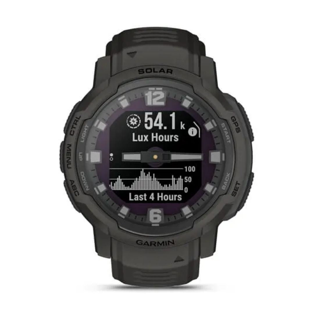 Garmin Instinct Crossover Solar, Black Graphite, GPS-hybridiälykello 010-02730-01