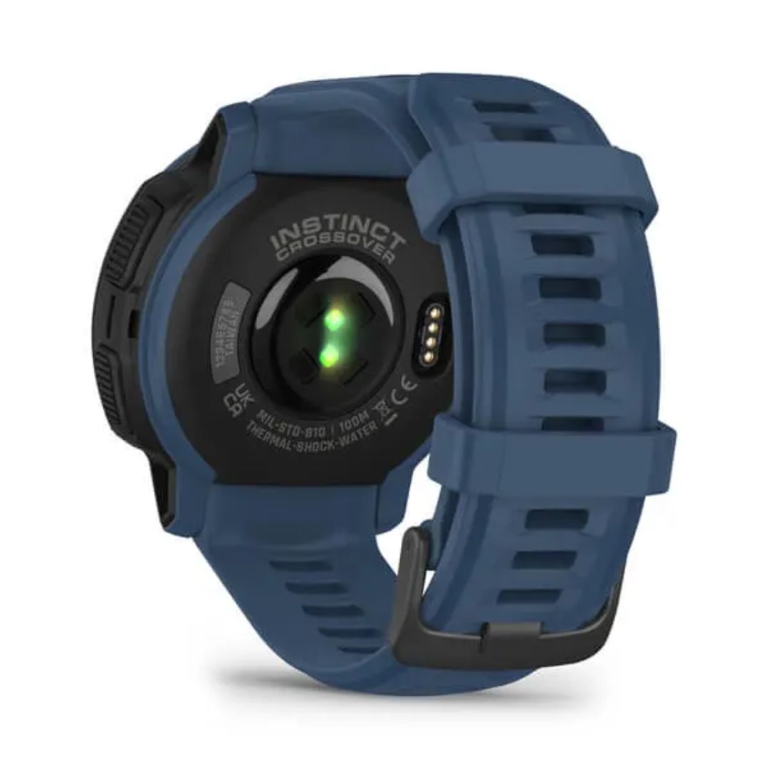 Garmin Instinct Crossover Solar, Tidal Blue, GPS-hybridiälykello 010-02730-02