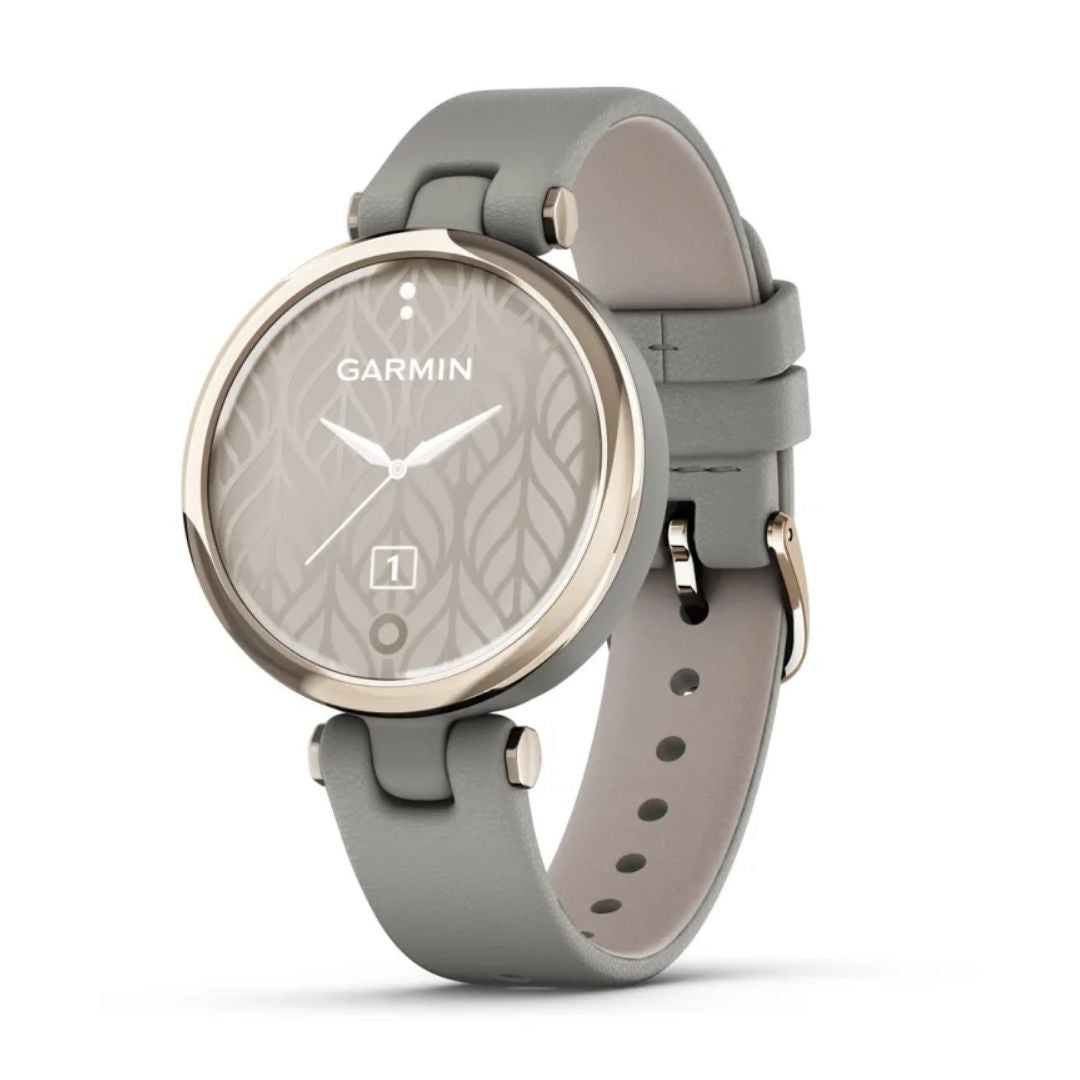 Garmin Lily Classic, vaalea kulta ja keskiharmaa, 010-02384-B2