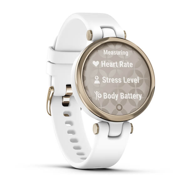 Garmin Lily Sport Cream Gold-White, vaalea kulta ja valkoinen 010-02384-10 - Garmin - Laatukoru