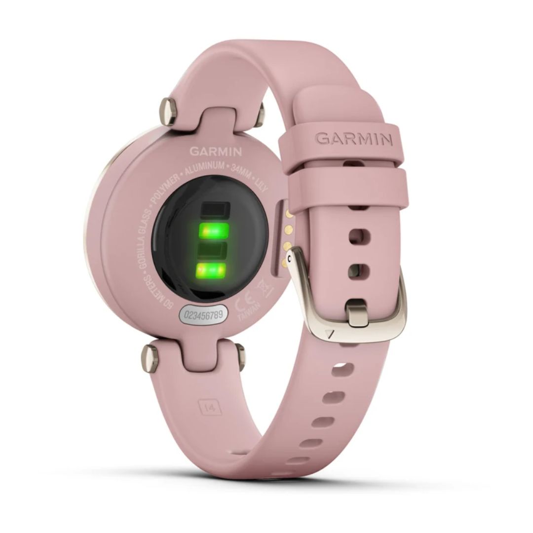 Garmin Lily Sport, vaalea kulta ja uturuusu, 010-02384-13