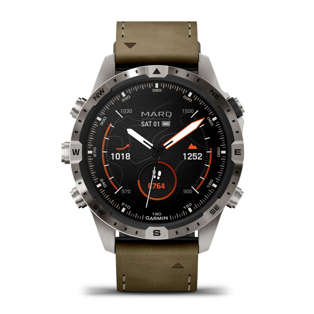  Garmin vivomove HR, Hybrid Smartwatch for Men and  Women,Reminders, Silver with Tan Italian Leather : Electronics