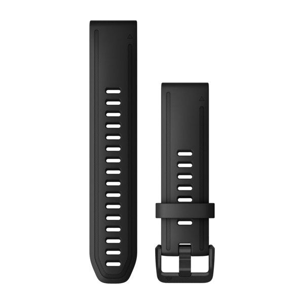 Garmin QuickFit 20mm ranneke, Musta silikoni 010-12867-00 - Garmin - Laatukoru