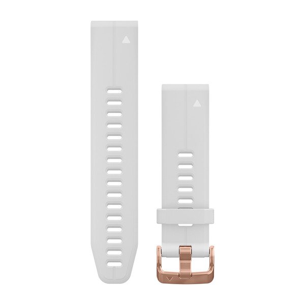 Garmin QuickFit 20mm ranneke, Valkoinen silikoni 010-12739-08 - Garmin - Laatukoru