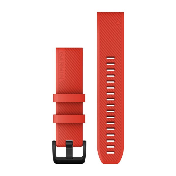 Garmin QuickFit 22mm ranneke, Kirkkaanpunainen silikoni 010-12901-02 - Garmin - Laatukoru