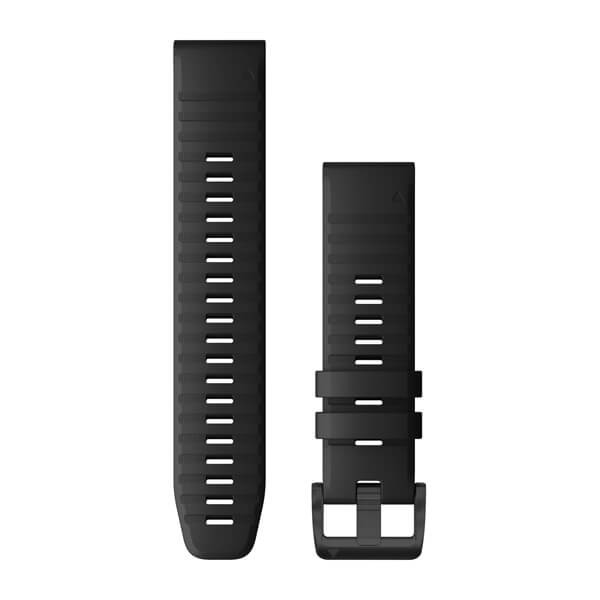 Garmin QuickFit 22mm ranneke, musta silikoni 010-12863-00 - Garmin - Laatukoru