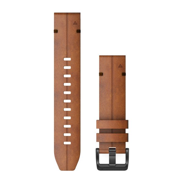 Garmin QuickFit 22mm ranneke, Ruskea nahka 010-12863-05 - Garmin - Laatukoru