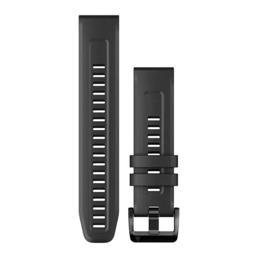 Garmin QuickFit 22mm ranneke, Musta silikoni 010-13111-00