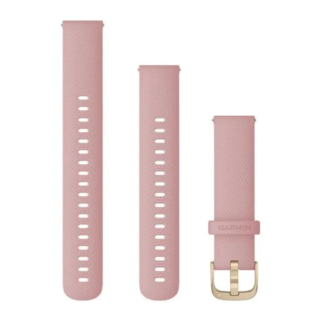 Garmin Quick release -silikoniranneke 18mm, pikakiinnitys, uturuusu, 010-12932-03