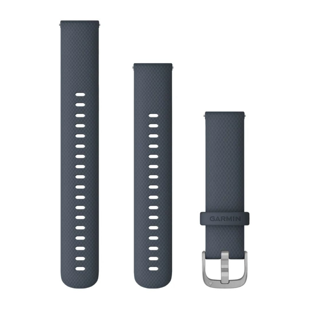Garmin Quick release -silikoniranneke 18mm, pikakiinnitys, graniitinsininen, 010-12924-30