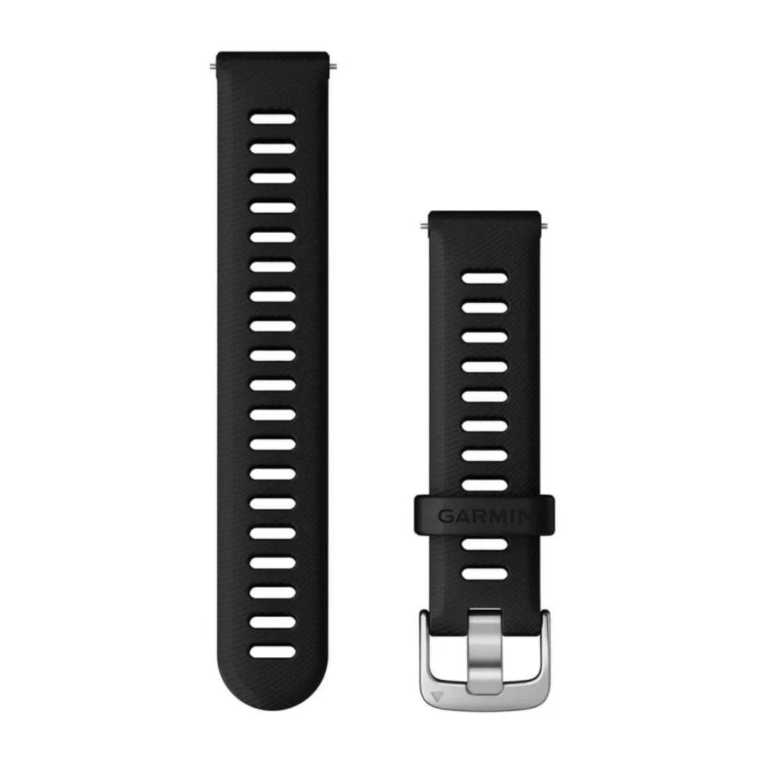 Garmin Quick release -silikoniranneke 18mm, pikakiinnitys, musta, 010-11251-3E