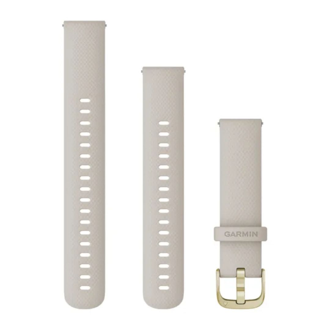 Garmin Quick release -silikoniranneke 18mm, pikakiinnitys, vaalea hiekka, 010-12932-0D