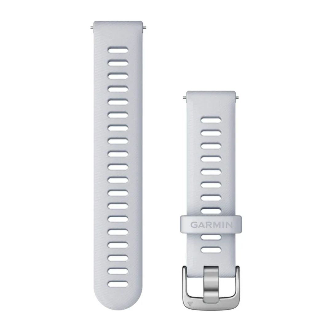 Garmin Quick release -silikoniranneke 18mm, pikakiinnitys, vaaleanharmaa, 010-11251-3F