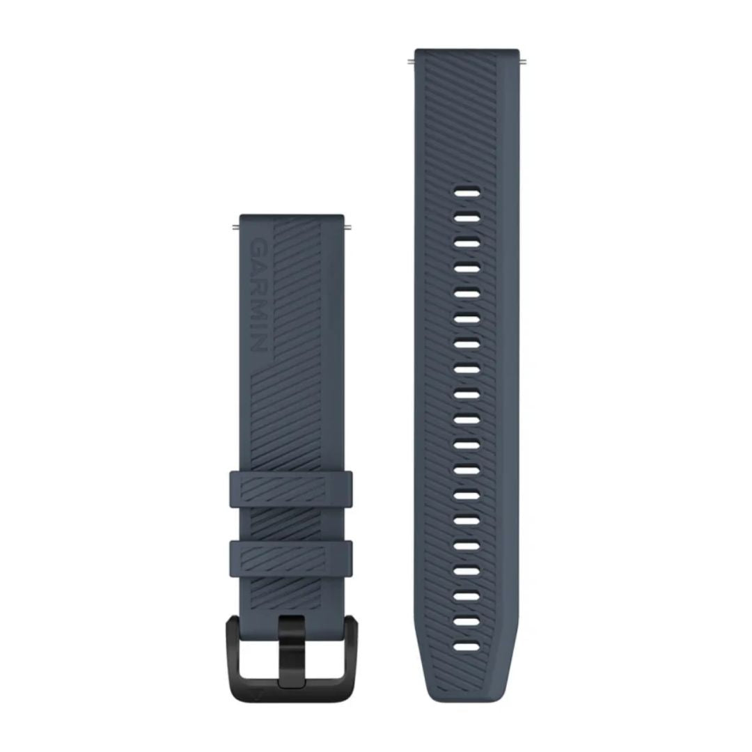 Garmin Quick release -silikoniranneke 20mm, pikakiinnitys, graniitinsininen, 010-13076-01