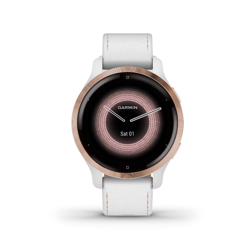 Garmin Venu 2S ruusukulta ja valkoinen, Amoled GPS-älykello 010-02429-23 - Garmin - Laatukoru