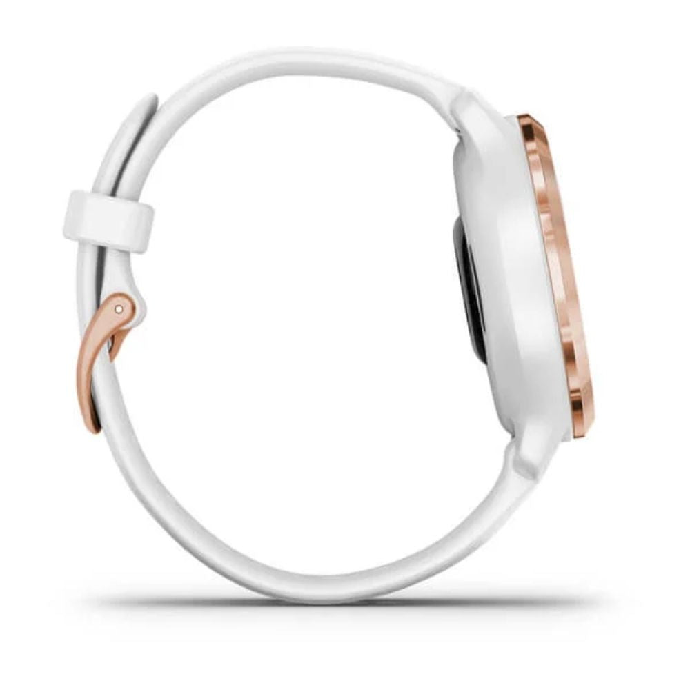 Garmin Venu 2S Rose Gold and White, Amoled GPS Smartwatch 010-02429-13